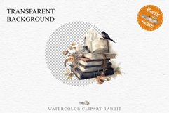 Witch Books Scary Halloween Wizard Clipart PNG Scrapbooking Art Tale Image Watercolor Transparent Print illustration sublimation creepy printable digital
