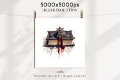 Witch Books Scary Halloween Wizard Clipart PNG Scrapbooking Art Tale Image Watercolor Transparent Print illustration sublimation creepy printable digital
