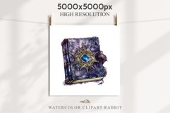 Witch Books Scary Halloween Wizard Clipart PNG Scrapbooking Art Tale Image Watercolor Transparent Print illustration sublimation creepy printable digital