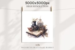Witch Books Scary Halloween Wizard Clipart PNG Scrapbooking Art Tale Image Watercolor Transparent Print illustration sublimation creepy printable digital