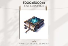 Witch Books Scary Halloween Wizard Clipart PNG Scrapbooking Art Tale Image Watercolor Transparent Print illustration sublimation creepy printable digital