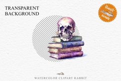 Witch Books Scary Halloween Wizard Clipart PNG Scrapbooking Art Tale Image Watercolor Transparent Print illustration sublimation creepy printable digital