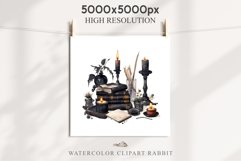 Witch Books Scary Halloween Wizard Clipart PNG Scrapbooking Art Tale Image Watercolor Transparent Print illustration sublimation creepy printable digital