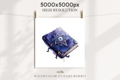 Witch Books Scary Halloween Wizard Clipart PNG Scrapbooking Art Tale Image Watercolor Transparent Print illustration sublimation creepy printable digital
