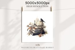 Witch Books Scary Halloween Wizard Clipart PNG Scrapbooking Art Tale Image Watercolor Transparent Print illustration sublimation creepy printable digital