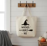 Witch SVG. Witches dont age. Witches hat. Witches broom. Product Image 6