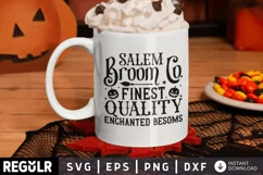 Salem broom co. finest quality SVG, Halloween SVG Design Product Image 1