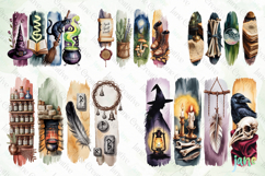 Witch Brushstokes Clipart Bundle Product Image 8