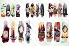 Witch Brushstokes Clipart Bundle Product Image 5