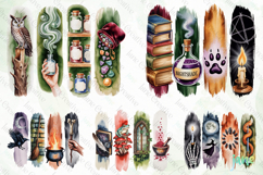 Witch Brushstokes Clipart Bundle Product Image 6
