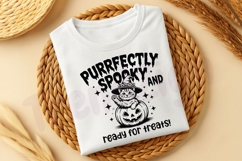 Witch Cat SVG PNG, Spooky Season SVG, Vintage Halloween Product Image 4