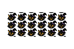 witch cat halloween coffee mug sublimation wrap glass mug wrap svg presized for 11oz and 15oz glass mug are sublimation files