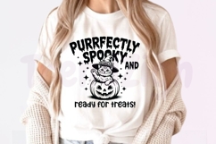 Witch Cat SVG PNG, Spooky Season SVG, Vintage Halloween Product Image 3