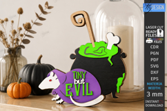Witch Decor Laser Cut | Halloween Decor | Shelf Sitter | CNC Product Image 1