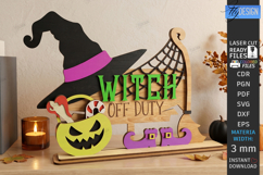 Witch Decor Laser Cut | Halloween Decor | Shelf Sitter | CNC Product Image 1
