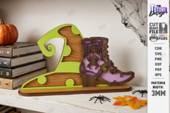 Witch Decor Laser Cut | Halloween Laser | Witch Signs | CNC Product Image 1