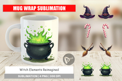Mug Wrap Witch Elements Reimagined Product Image 1