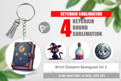 Keychain Witch Elements Reimagined Product Image 1