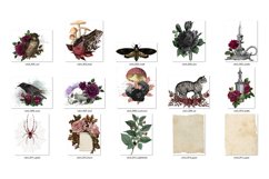 Witch Ephemera Clipart Product Image 2