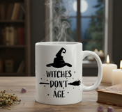 Witch SVG. Witches dont age. Witches hat. Witches broom. Product Image 7