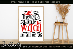 Witch Halloween SVG for Cricut Spooky Boo T-shirt Mug Design Product Image 5