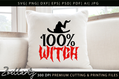 Witchy Halloween SVG for Cricut Spooky T-shirt Mug Design Product Image 5