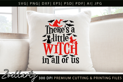 Witch Halloween SVG for Cricut Spooky Boo T-shirt Mug Design Product Image 4