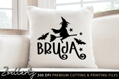 Halloween SVG Cut File Bruja Witch SVG Spooky T-shirt Design Product Image 2
