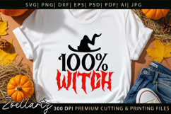 Witchy Halloween SVG for Cricut Spooky T-shirt Mug Design Product Image 1