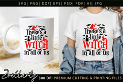 Witch Halloween SVG for Cricut Spooky Boo T-shirt Mug Design Product Image 9