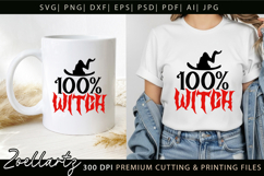 Witchy Halloween SVG for Cricut Spooky T-shirt Mug Design Product Image 2