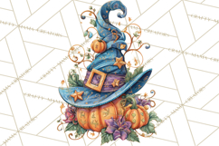 Witch Hat Floral Tattoo PNG Clipart Full Color Digital Art Product Image 2