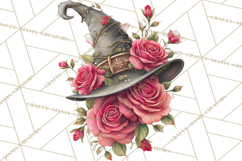 Witch Hat Floral Tattoo PNG Clipart Full Color Digital Art Product Image 2