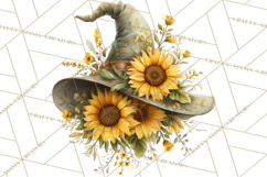 Witch Hat Floral Tattoo PNG Clipart Full Color Digital Art Product Image 3