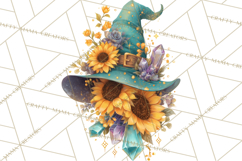 Witch Hat Floral Tattoo PNG Clipart Full Color Digital Art Product Image 3