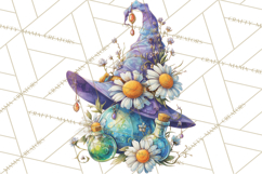 Witch Hat Floral Tattoo PNG Clipart Full Color Digital Art Product Image 2
