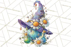 Witch Hat Floral Tattoo PNG Clipart Full Color Digital Art Product Image 2