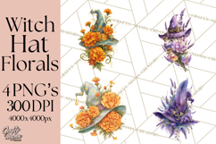 Witch Hat Floral Tattoo PNG Clipart Full Color Digital Art Product Image 1