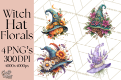 Witch Hat Floral Tattoo PNG Clipart Full Color Digital Art Product Image 1