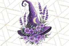 Witch Hat Floral Tattoo PNG Clipart Full Color Digital Art Product Image 3