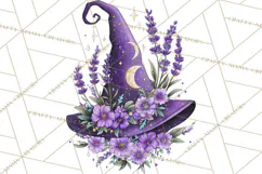 Witch Hat Floral Tattoo PNG Clipart Full Color Digital Art Product Image 3