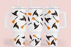 Bundle 6 Halloween 40oz Tumbler Sublimation Wrap SVG Product Image 12