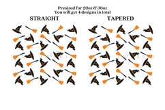 Bundle 6 Halloween Skinny Tumbler Sublimation Wrap SVG Product Image 13