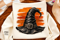 Witch Hat PNG, Vintage Halloween Shirt Design Product Image 2