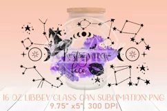 Witch 16 oz libbey can glass PNG, witchcraft can glass png Product Image 2
