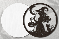 Witch Moon Halloween Laser Cut SVG Product Image 2