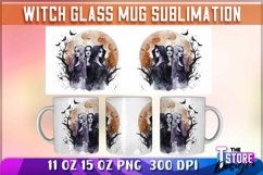 Witch Mug Sublimation | 11oz 15oz Mug | Witch PNG | 300 DPI Product Image 1