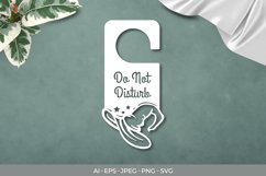 Witch Door Tag - Do Not Disturb SVG File Product Image 1