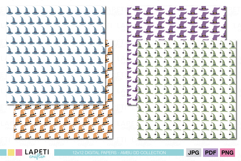 Witch pattern printable paper for scrapbooking