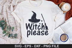 Witch please SVG - Halloween Design Product Image 1